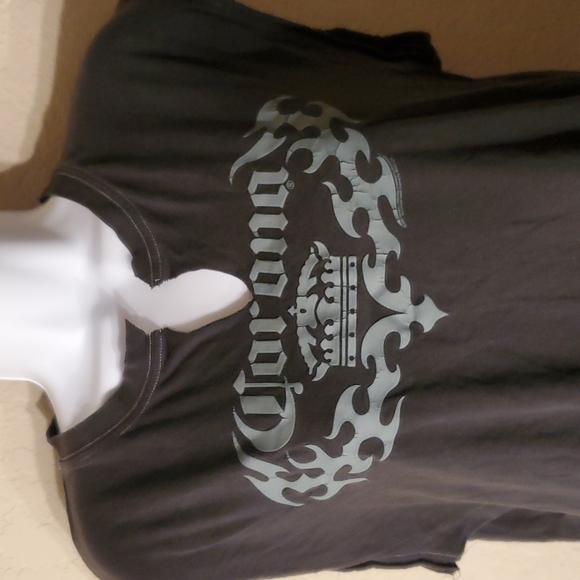 Corona VTG large sleeveless cut neck gray shirt - Picture 2 of 10